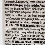 Шоколадное яйцо FAZER MIGNON из шоколадной нуги с миндалём и лесными орехами в натуральной скорлупе 52 г (из Финляндии)
