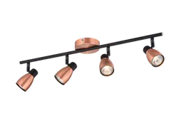 Светильник Sfera Sveta 8749-04/I502 RAB, 4×15 Вт, медный