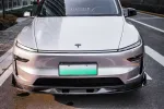 Карбоновый спойлер и губа бампера для Tesla Model Y РЕСТАЙЛИНГ 2025+ Тесла аэродинамический обвес