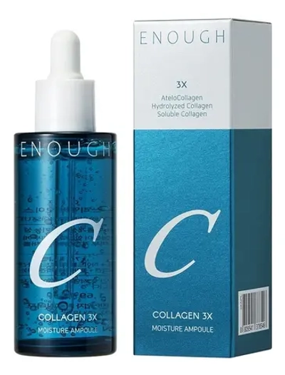 Enough Collagen 3X Moisture Ampoule, 50ml - Ампульная сыворотка с коллагеном 50мл