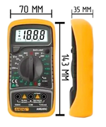 Мультиметр XL830L в футляре (прозвонка, режим - радиодетали)