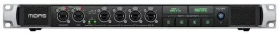 MIDAS HUB4 - коммутатор каналов AES50, AES50-B сквозной, AES50 1-4 с PoE для подключения DP48