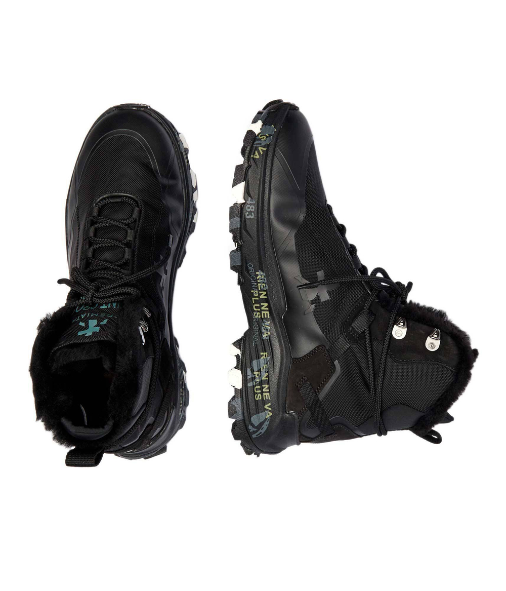 Кожаные кроссовки saintcross var 326 Premiata - черный(SAINTCRO)