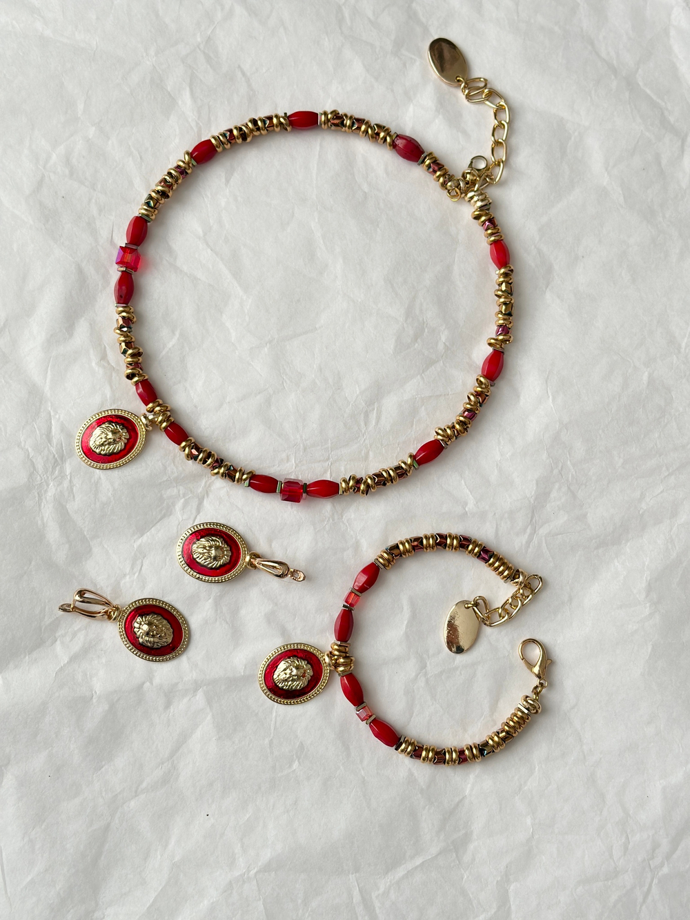 HMG 1307 G Ruby Серьги арт.0679