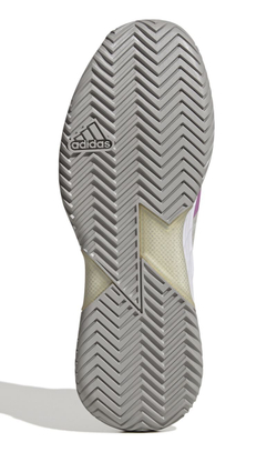 Женские Кроссовки теннисные Adidas Adizero Ubersonic 4 W - crystal white/impact orange/semi pulse lilac