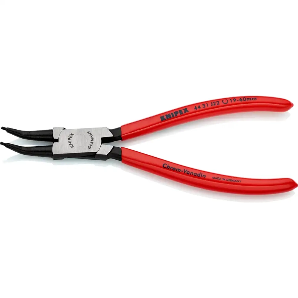 Щипцы для стопорных колец черненые 180 мм Knipex 44 31 J22