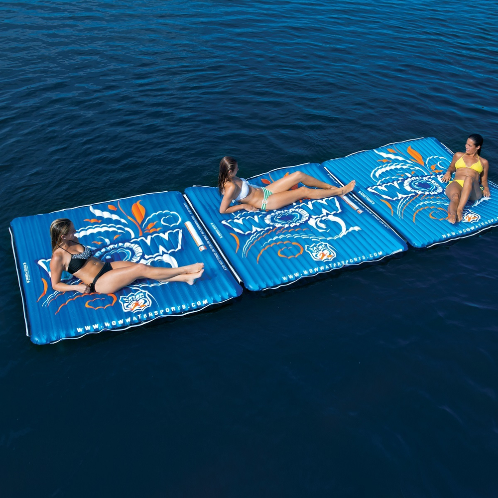 Матрас надувной World of watersports синий, 1,8x1,8 м