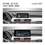 Магнитола для BMW X1 (F48), X2 (F39) 2017-2020 EVO - Teyes LUX ONE монитор 12.3" на Android 10, Быстрая, CarPlay, 4G SIM-слот