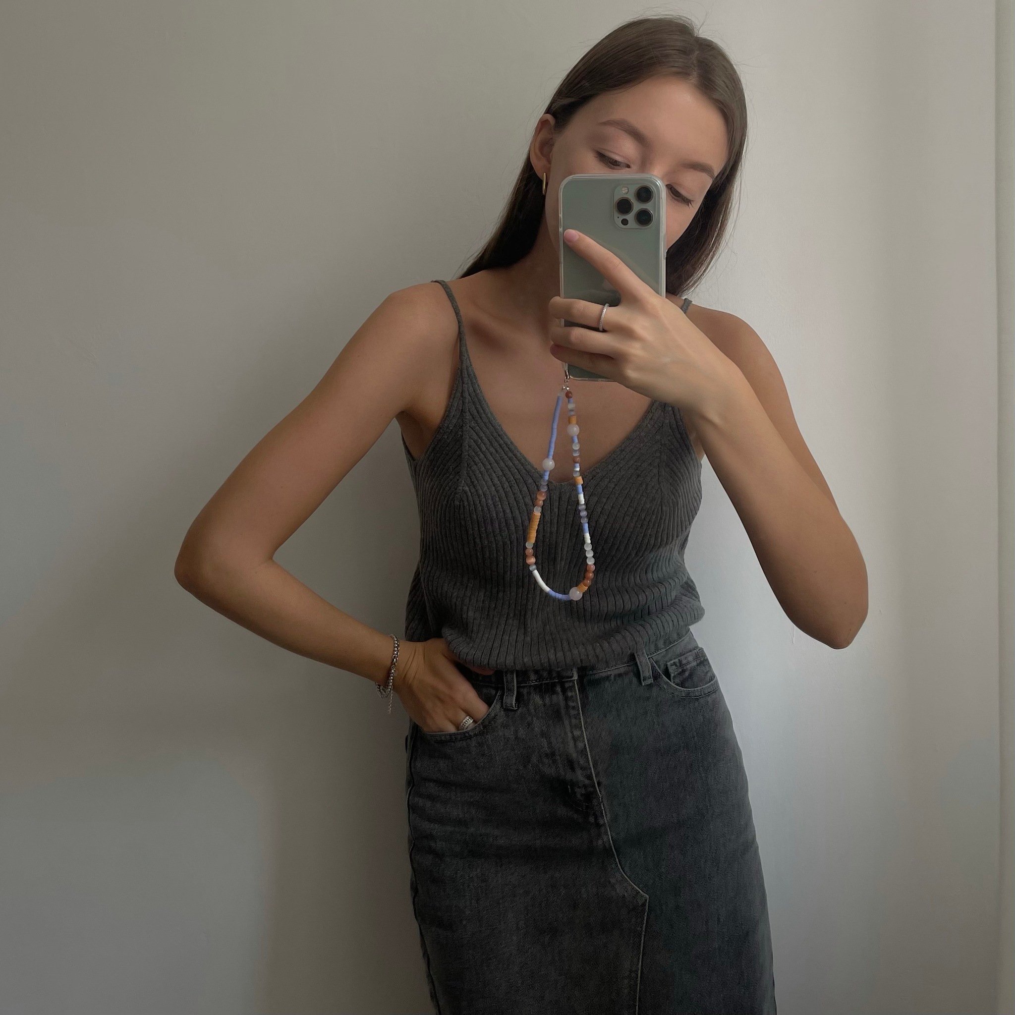Quartz phone strap