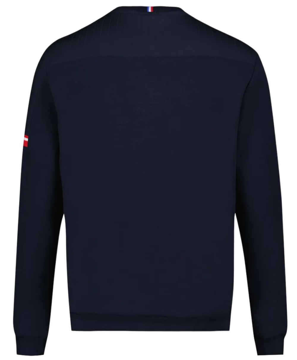 Мужская теннисная кофта Le Coq Heritage Crew Sweat No.1 FW22 - sky captain
