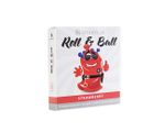 Стимулирующий презерватив с шариками Roll &amp, Ball с ароматом клубники (1 шт) (Цвет: прозрачный с красным)