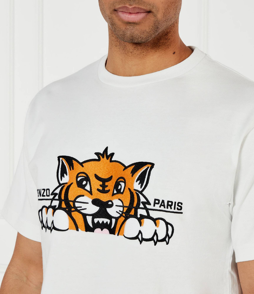 Футболка HAPPY TIGER Kenzo - белый(FF55TS5264SI)