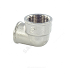 Угольник латунь никель переходной Ду 20х15 (3/4"х1/2") ВР/ВР SantechSystems