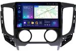 Магнитола для Mitsubishi L200 5 2015-2024 (кондиционер), FIAT Fullback - Teyes CC3-2K QLed Android 10, Быстрая, SIM-слот, CarPlay