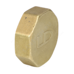 Заглушка латунь Ду 15 (1/2") ВР LD LD.65.504.15
