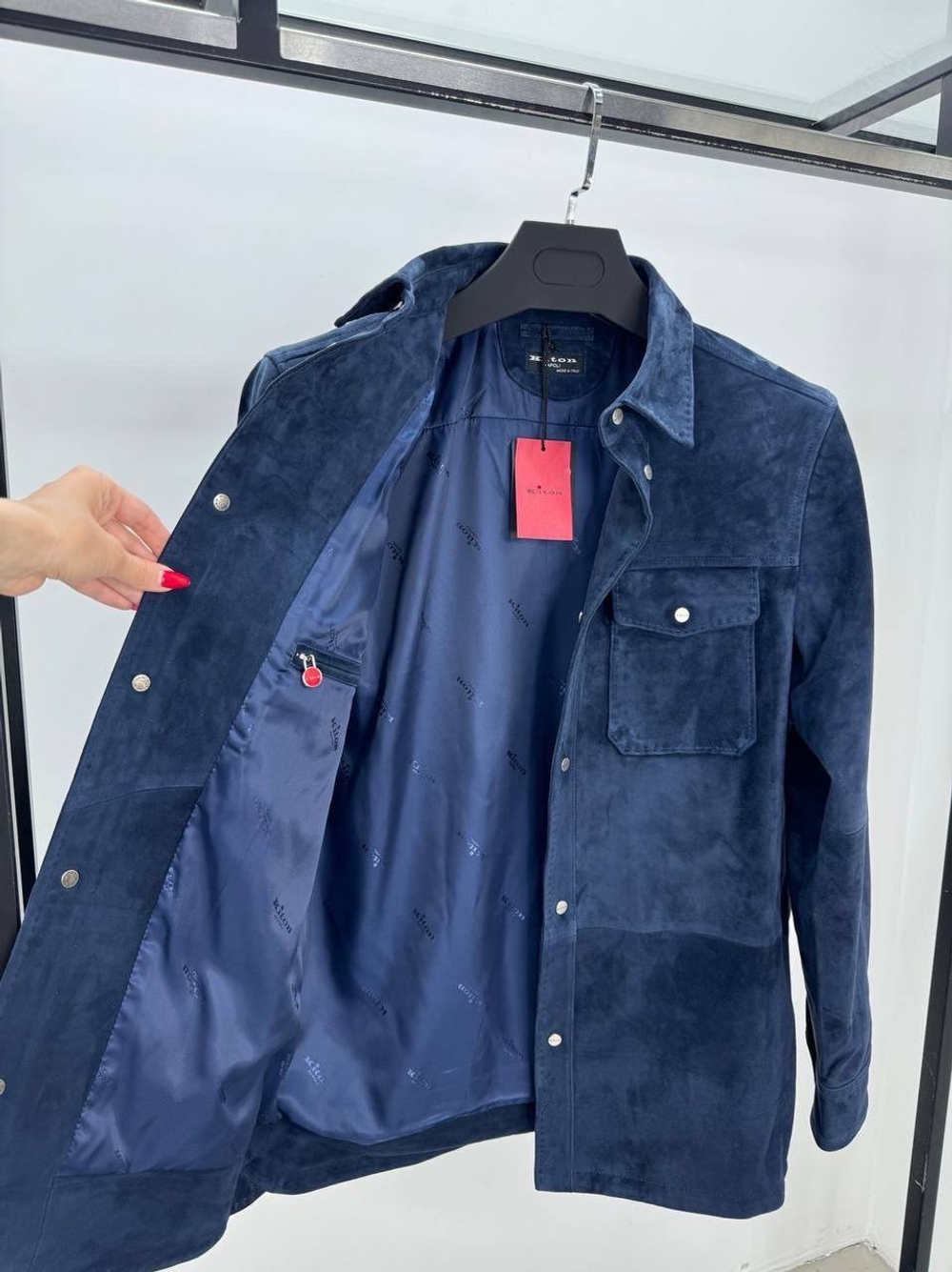 Замшевая куртка Kiton