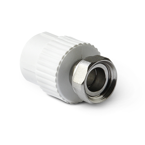 Муфта с накид.гайкой PRO AQUA 25х1 бел. 27523
