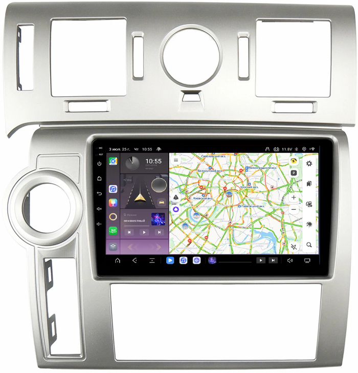 Магнитола для Hummer H2 2002-2009 - Kuberg QLed, Android 13, Быстрейшая, CarPlay, SIM-слот