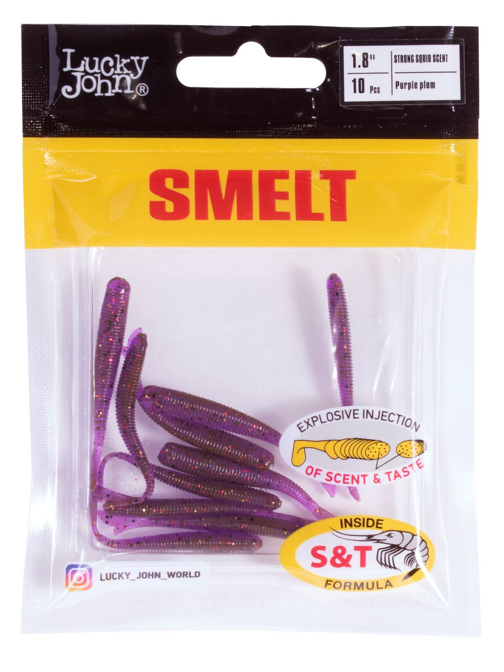 Слаги съедобные искусственные LJ Pro Series Smelt 1,8in (04.60)/S13 10шт.