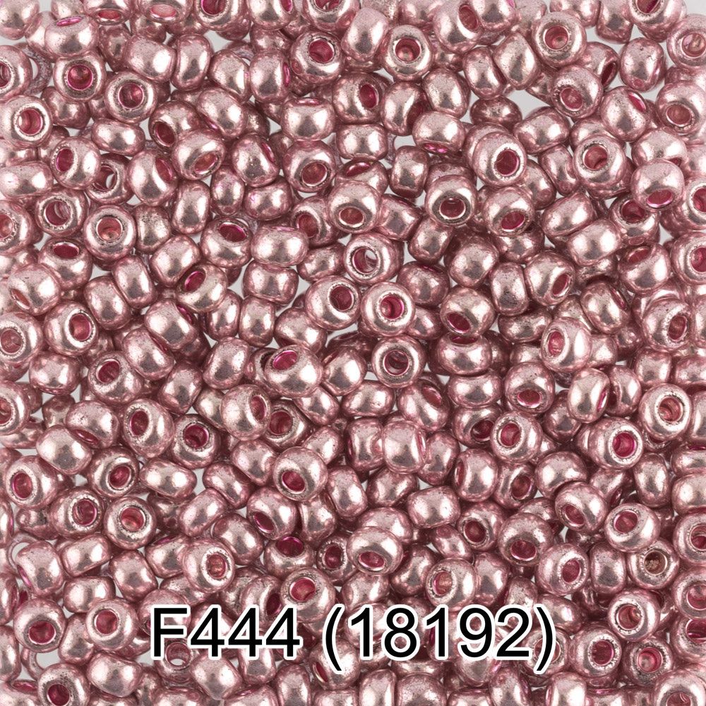 Бисер Gamma 10/0 (2.3 мм), 50 г, F444 т.розовый/металлик, 18192, круглый 6 Бисер Gamma 10/0 (2.3 мм), 50 г, F444 т.розовый/металлик, 18192, круглый 6