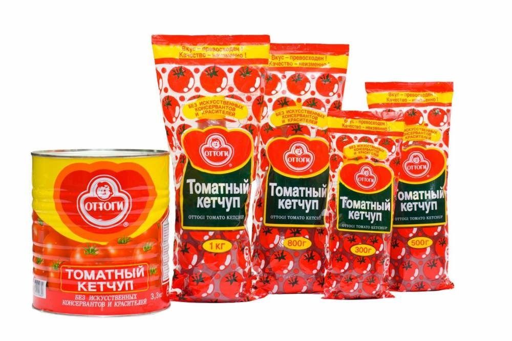 Кетчуп Ottogi Tomato Ketchup 800 г, 2 шт