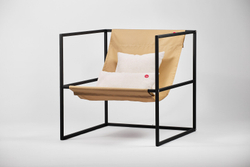 Уличное кресло TESS Outdoor Chair black / taupe textile (Up!Flame)
