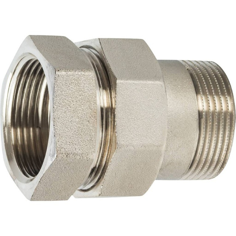 Американка STOUT никелированная прямая 1 1/2" ВР/НР O-Ring уплотнение