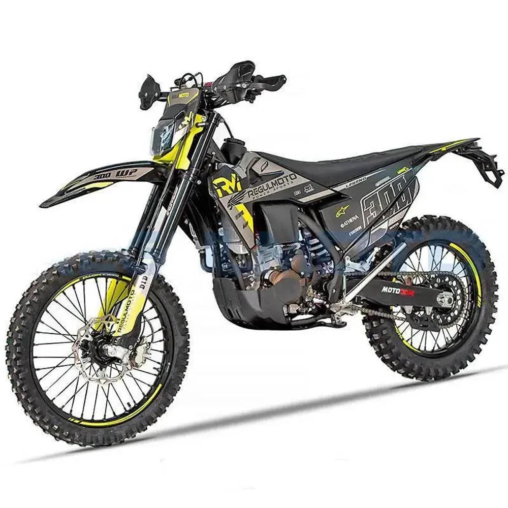 Мотоцикл Regulmoto LEGEND 300 черный/желтый с ПТС
