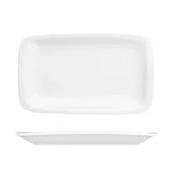 Блюдо прямоугольное 24*15 см h2,2 см белое фарфор P.L. Proff Cuisine [8]