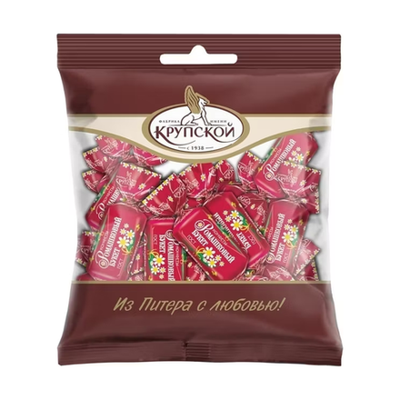 Конфеты помадные Ромашковый букет с какао-порошком Крупской, 1 кг