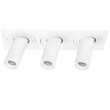 Комплект из светильников и рамки 3*LED 30W 3000K i536262 белый InteroBall Lightstar