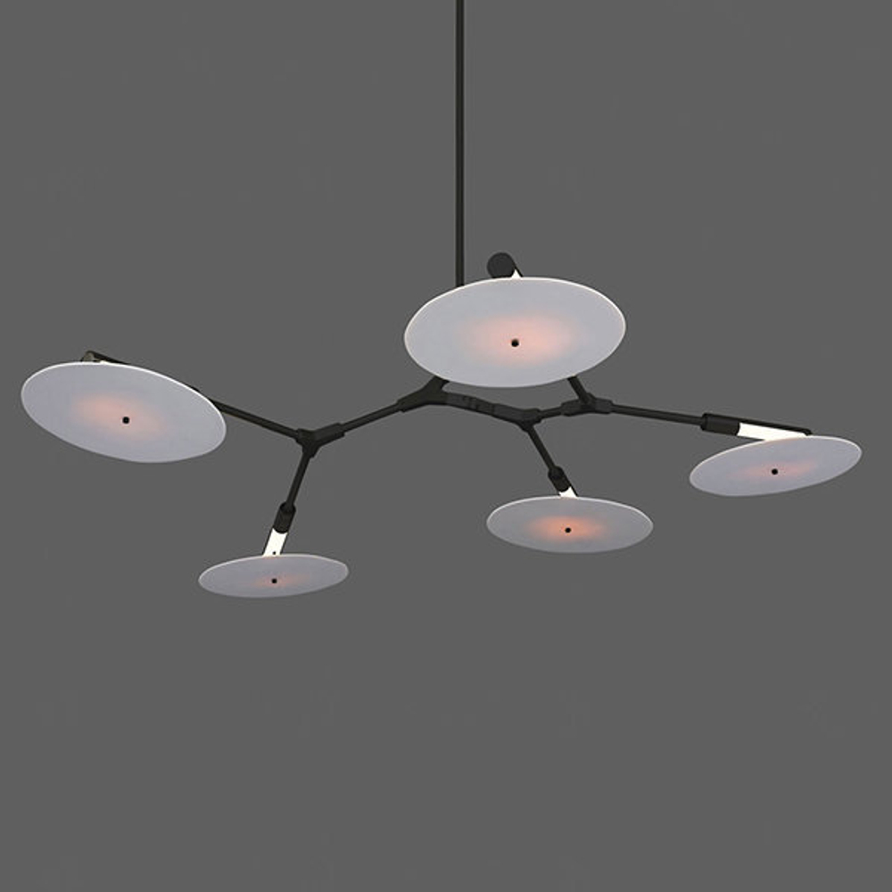 Люстра Lindsey Adelman Branching Disk 5 ( золото )