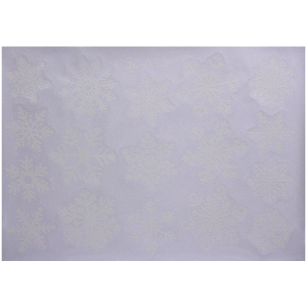 Наклейка на стекло «Снежинки» 50*35 см (диаметр рулона 4 см)