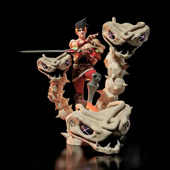 Zagreus with hydra - Hades