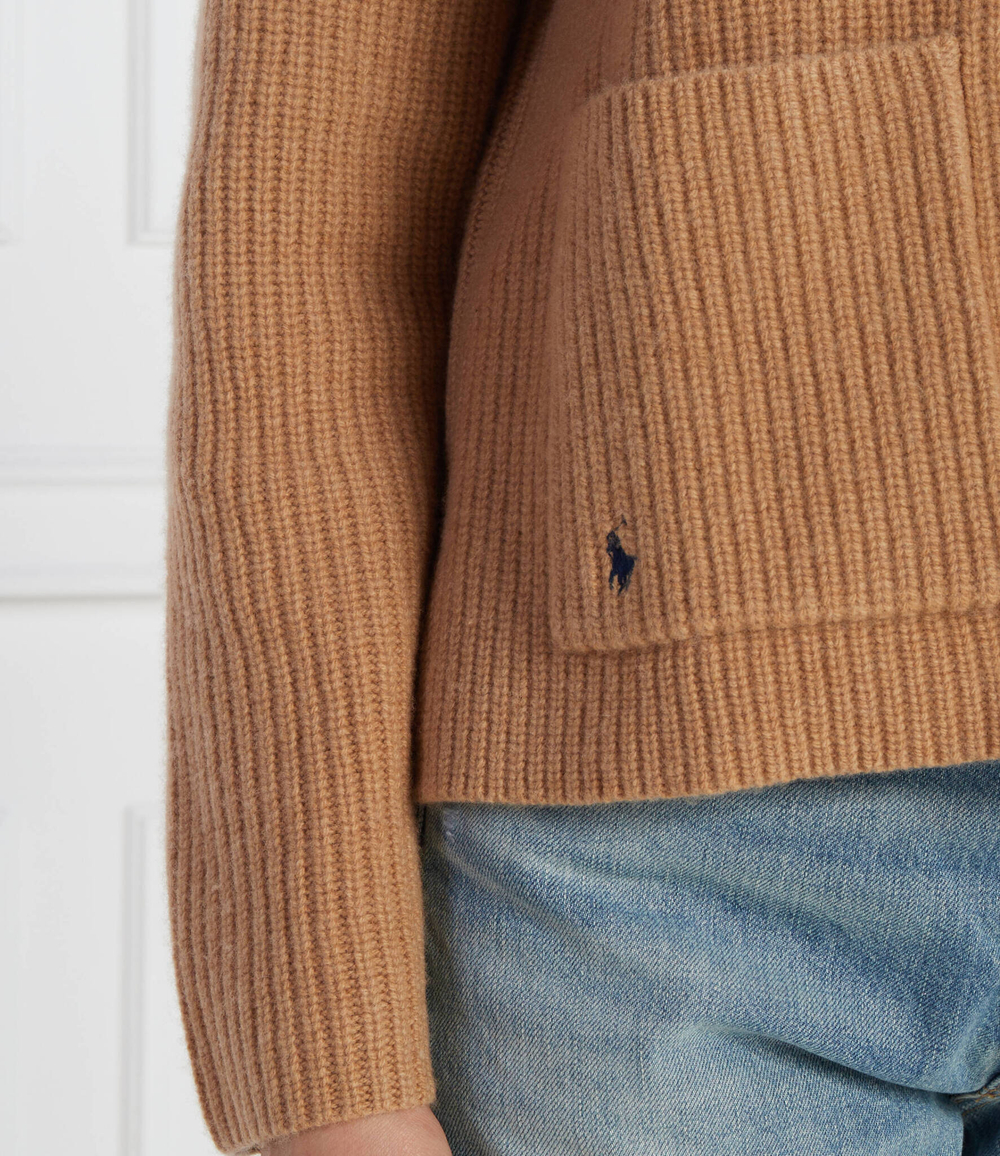 Хлопковый кардиган VN PP CARDI LONG SLEEVE POLO RALPH LAUREN - коричневый(211910426)