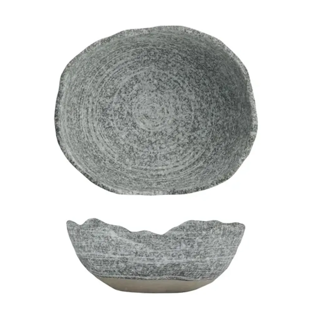 Салатник 290 мл 17*14 см h6,5 см для закусок Wave Up Stone Crush Taiga P.L. [1]