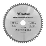 Пильный диск по дереву, 250 х 32 мм, 60 зубьев Matrix Professional — фото 1