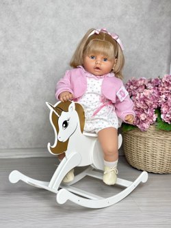 Кукла для девочки мягконабивная 62см Дульзона (8052S)