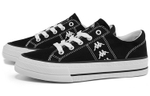 Kappa Slip Resistant Abrasion Resistant Low top Canvas Shoes Unisex Black White