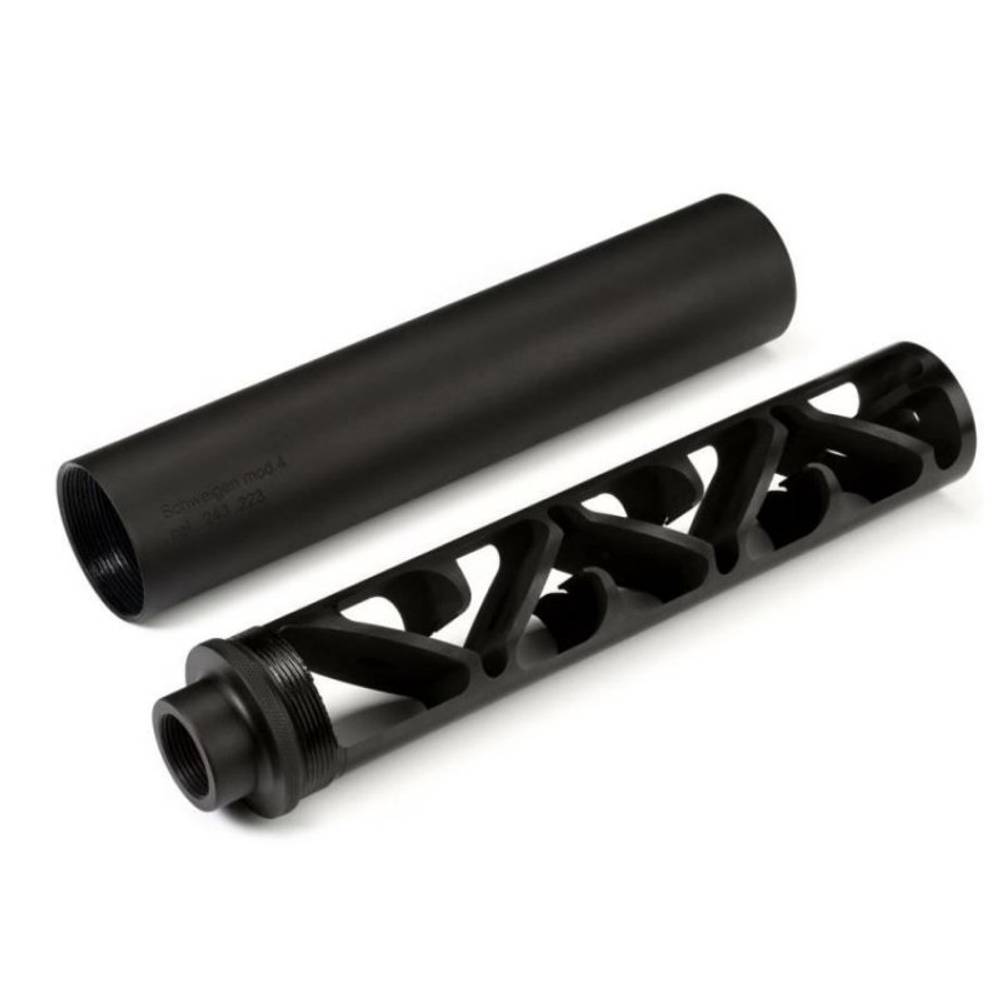 ДТК закрытого типа Schweigen mod. 4 на Blaser R8, Blaser R93, Sauer 202, Sauer 303, Mauser M03 (.223 Rem, М15х1), RAW