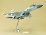 Модель самолета Су-35С (М1:48 ВКС России, RF-81719, 52, Камуфляж голубой)