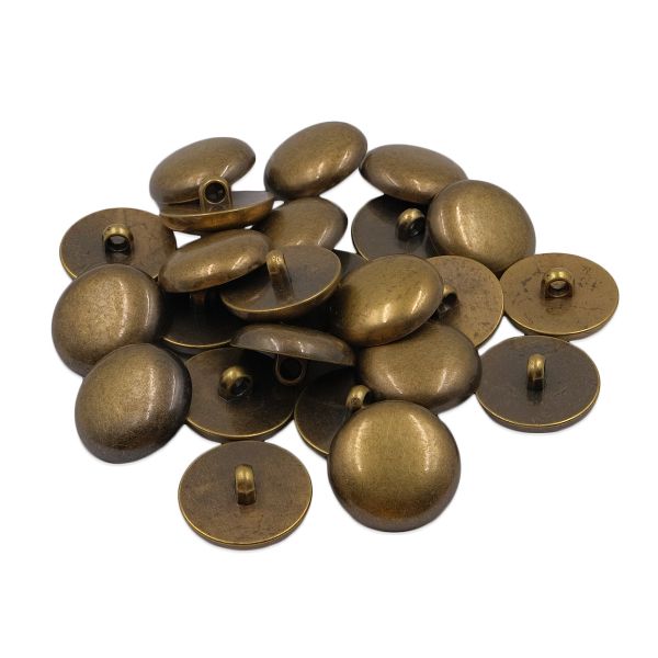 Пуговицы на ножке 44L=28 мм, (Bronze (бронза)), 24 шт