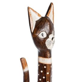 Decor and Gift 99-145 Статуэтка «Кошка» 80 см (албезия, о.Бали)