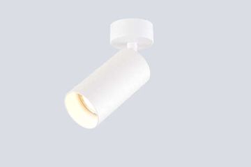 Накладной потолочный светильник 1*GU10 CLT 084CW1R WH белый Rivo Crystal Lux