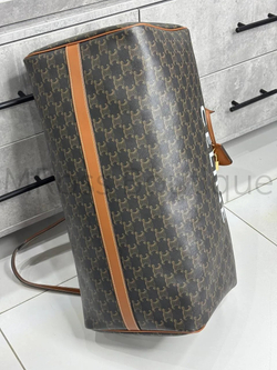 Дорожная сумка Celine Large Travel Bag Triomphe Canvas премиум класса