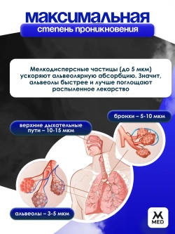 Небулайзер аккумуляторный MESH с принадлежностями