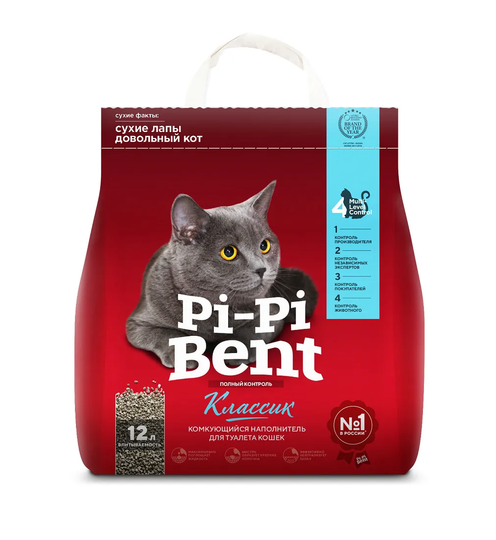 Наполнитель Pi-pi Bent Классик 5кг комкующийся