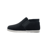 Neiliansheng Corduroy Ankle Boots Men"s Black