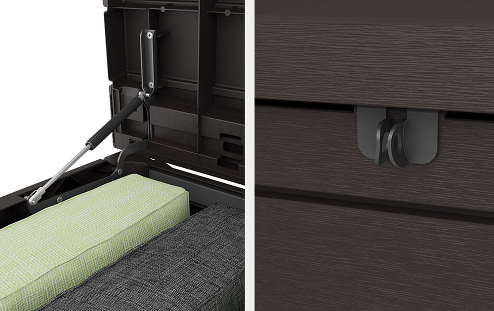 Пластиковый сундук Keter Ontario 850 л brown