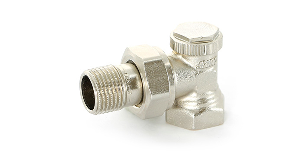 Кран радиаторный UNI-FITT  1/2" угловой обратный THERMO